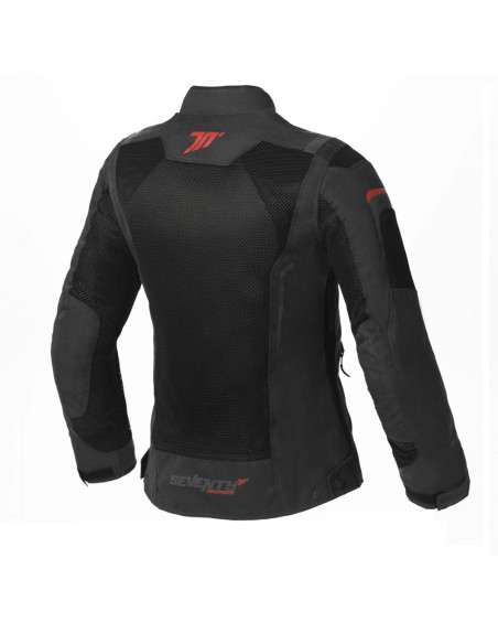 Geaca (jacheta) motociclete femei Touring Seventy vara model SD-JT58 culoare: negru