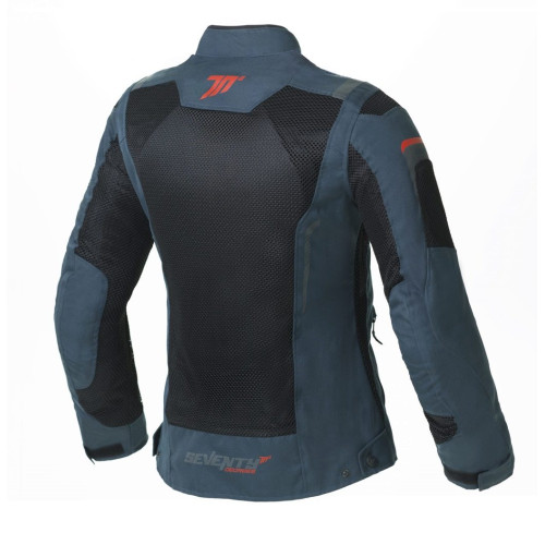 Geaca (jacheta) motociclete femei Touring Seventy vara model SD-JT58 culoare: albastru/negru 2