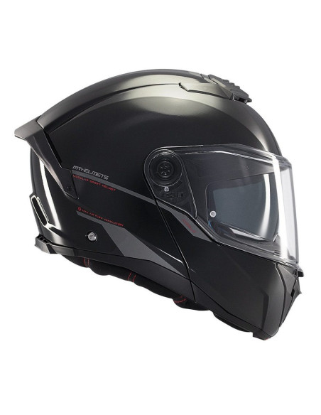 Casca modulabila MT Atom 2 SV A1 negru lucios (ochelari soare integrati) Pinlock Ready - tip viziera: MT-V-35