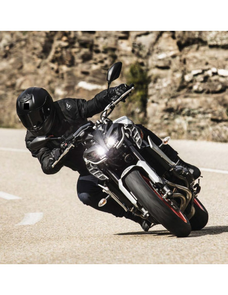 Geaca (jacheta) motociclete barbati Racing/Roadster Ixon mid-season model Striker MS culoare: negru