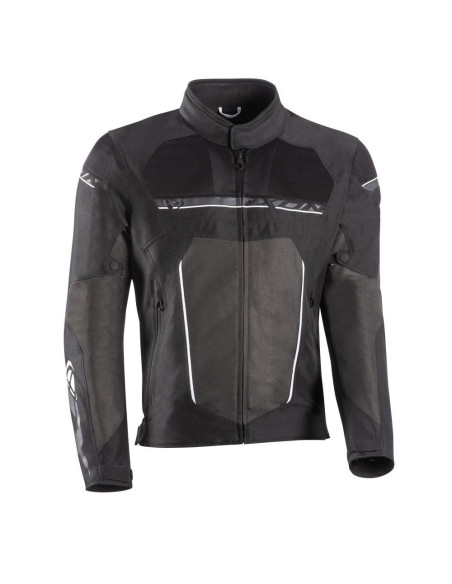 Geaca (jacheta) motociclete barbati Racing/Roadster Ixon All season model T-Rex MS culoare: negru/alb/gri
