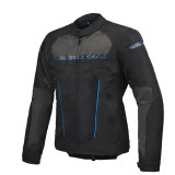 Geaca (jacheta) motociclete barbati Racing/Roadster Ixon All season model T-Rex MS culoare: negru/gri/albastru