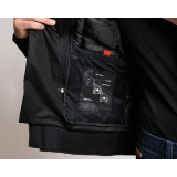 Geaca (jacheta) motociclete barbati Racing/Roadster Ixon All season model T-Rex MS culoare: negru/gri/albastru