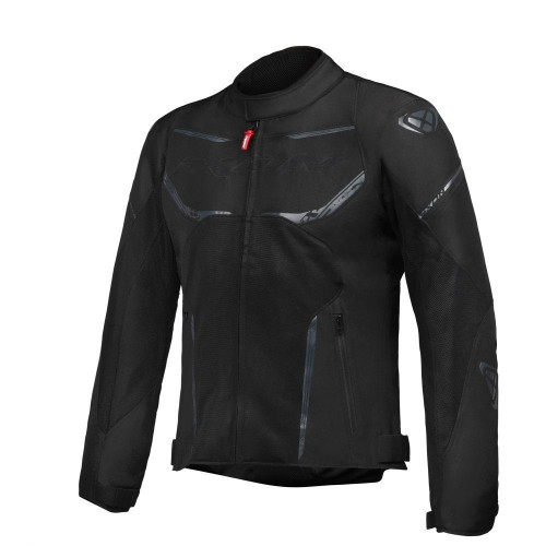 Geaca (jacheta) motociclete barbati Racing/Roadster Ixon vara model Striker AIR WP MS culoare: negru