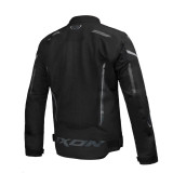 Geaca (jacheta) motociclete barbati Racing/Roadster Ixon vara model Striker AIR WP MS culoare: negru