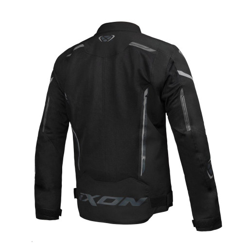 Geaca (jacheta) motociclete barbati Racing/Roadster Ixon vara model Striker AIR WP MS culoare: negru 2