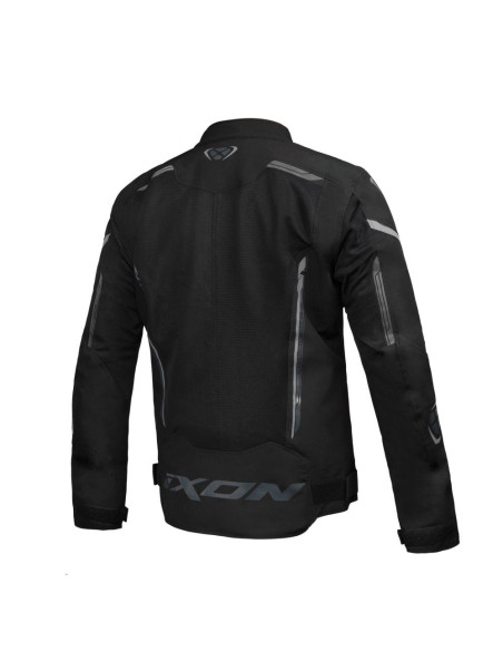 Geaca (jacheta) motociclete barbati Racing/Roadster Ixon vara model Striker AIR WP MS culoare: negru