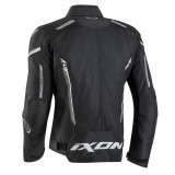 Geaca (jacheta) motociclete barbati Racing/Roadster Ixon vara model Striker AIR WP MS culoare: negru/alb