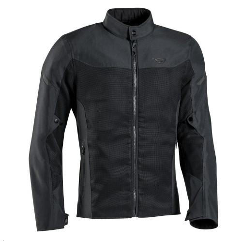 Geaca (jacheta) motociclete barbati Racing/Roadster Ixon vara model Fresh MS culoare: negru