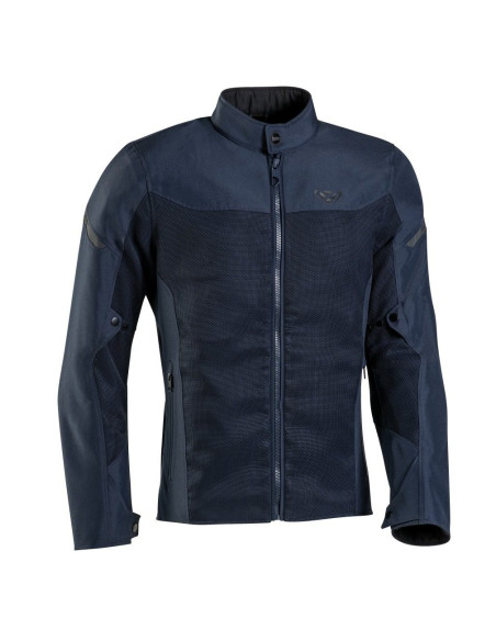 Geaca (jacheta) motociclete barbati Racing/Roadster Ixon vara model Fresh MS culoare: navy (albastru)