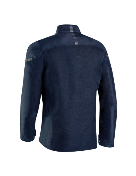 Geaca (jacheta) motociclete barbati Racing/Roadster Ixon vara model Fresh MS culoare: navy (albastru)