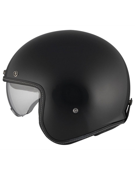 Casca open face motociclete MT Le Mans 2 S SV negru lucios (ochelari soare integrati) - omologare noua ECE 22.06