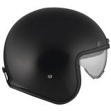 Casca open face motociclete MT Le Mans 2 S SV negru lucios (ochelari soare integrati) - omologare noua ECE 22.06