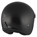 Casca open face motociclete MT Le Mans 2 S SV negru lucios (ochelari soare integrati) - omologare noua ECE 22.06