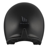 Casca open face motociclete MT Le Mans 2 S SV negru lucios (ochelari soare integrati) - omologare noua ECE 22.06