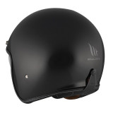 Casca open face motociclete MT Le Mans 2 S SV negru lucios (ochelari soare integrati) - omologare noua ECE 22.06