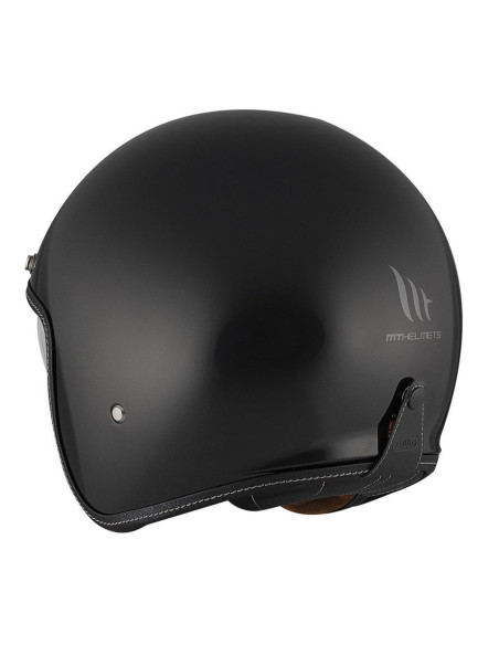 Casca open face motociclete MT Le Mans 2 S SV negru lucios (ochelari soare integrati) - omologare noua ECE 22.06
