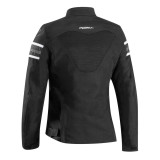 Geaca (jacheta) motociclete femei Racing/Roadster Ixon All season model Ilana Evo LS culoare: negru/alb