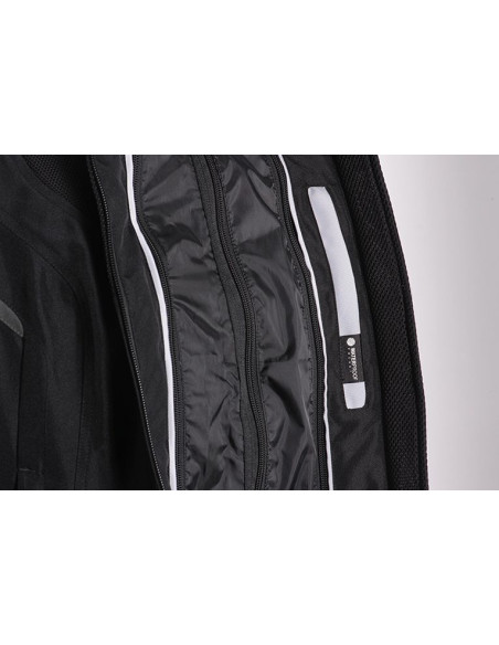 Geaca (jacheta) motociclete femei Racing/Roadster Ixon All season model Ilana Evo LS culoare: negru/fuchsia (roz)