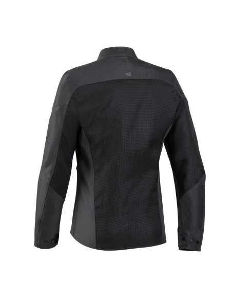 Geaca (jacheta) motociclete femei Racing/Roadster Ixon vara model Fresh LS culoare: negru