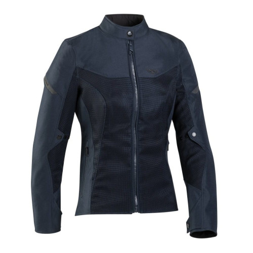 Geaca (jacheta) motociclete femei Racing/Roadster Ixon vara model Fresh LS culoare: navy (albastru)