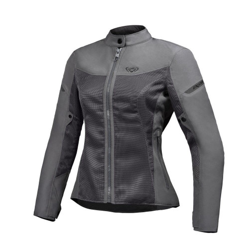 Geaca (jacheta) motociclete femei Racing/Roadster Ixon vara model Fresh LS culoare: gri
