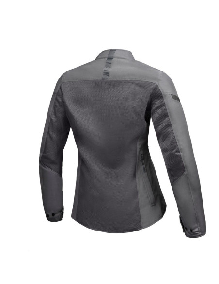 Geaca (jacheta) motociclete femei Racing/Roadster Ixon vara model Fresh LS culoare: gri