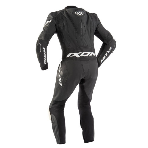 Costum (combinezon) motociclete barbati piele Ixon vara model Jackal MS culoare: negru 2