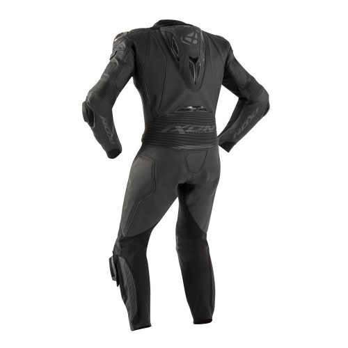 Costum (combinezon) motociclete barbati piele Ixon vara model Vendetta Evo MS culoare: negru 2