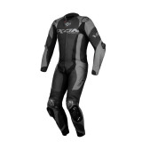 Costum (combinezon) motociclete barbati piele Ixon vara model Vortex 3 MS culoare: negru