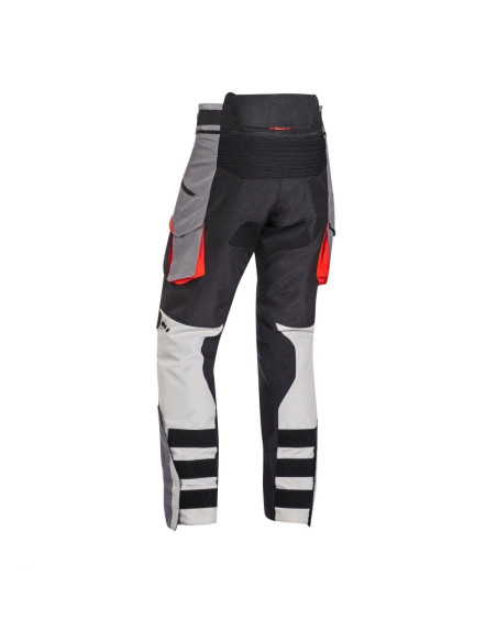 Pantaloni motociclete barbati Touring/Adventure Ixon All season model Ragnar MS culoare: negru/gri/rosu