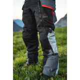 Pantaloni motociclete barbati Touring/Adventure Ixon All season model Ragnar MS culoare: negru/gri/rosu