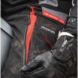 Pantaloni motociclete barbati Touring/Adventure Ixon All season model Ragnar MS culoare: negru/gri/rosu