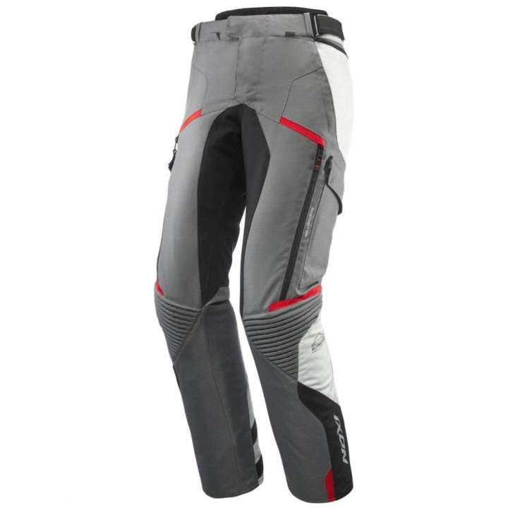 Pantaloni motociclete barbati Touring/Adventure Ixon All season model Midgard MS culoare: gri/negru/rosu