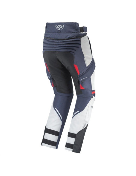 Pantaloni motociclete barbati Touring/Adventure Ixon All season model Midgard MS culoare: gri/navy/negru