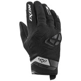 Manusi femei Roadster vara textil/piele Ixon model MIG 2 LS culoare: negru/alb - degete tactile