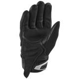 Manusi femei Roadster vara textil/piele Ixon model MIG 2 LS culoare: negru/alb - degete tactile