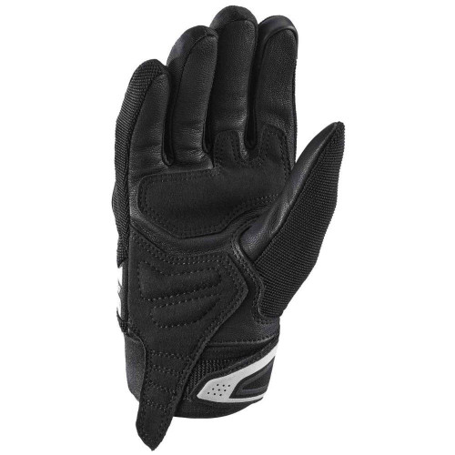 Manusi femei Roadster vara textil/piele Ixon model MIG 2 LS culoare: negru/alb - degete tactile 2