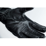 Manusi barbati Urban/heritage vara piele Ixon model RS Nizo MS culoare: negru - degete tactile