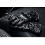 Manusi barbati Urban/heritage vara piele Ixon model RS Nizo MS culoare: negru - degete tactile