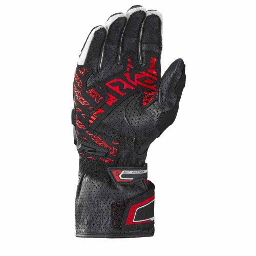 Manusi barbati Racing vara piele Ixon model Thunder Air MS culoare: negru/rosu/alb - degete tactile 2