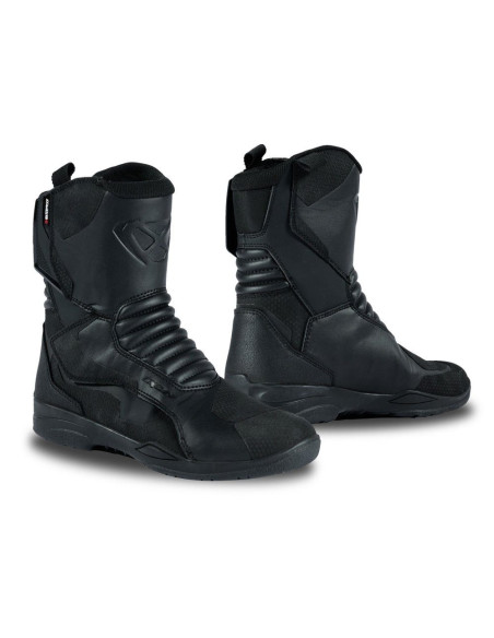 Ghete (cizme) moto Touring/Adventure barbati All Season Ixon model Midgard WP MS culoare: negru (100% waterproof)