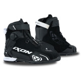 Ghete moto Roadster femei All Season Ixon model Bull 2 WP LS culoare: negru/alb (100% waterproof)