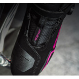 Ghete moto Roadster femei All Season Ixon model Bull 2 WP LS culoare: negru/fuchsia (roz) (100% waterproof)