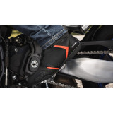 Ghete moto Roadster barbati All Season Ixon model Gambler WP MS culoare: negru/rosu (100% waterproof)