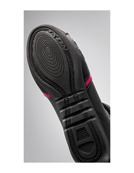 Ghete moto Roadster femei All Season Ixon model Gambler LS culoare: negru/fuchsia (roz)