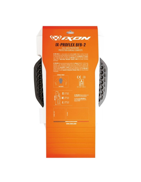 Protectie spate omologata Ixon model IX-Pro BFB-2 (Level 2) – culoare: gri (Unisex)
