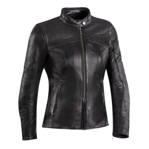 Geaca (jacheta) motociclete femei piele Urban/Heritage Ixon All season model Cranky LS culoare: negru