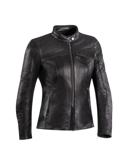 Geaca (jacheta) motociclete femei piele Urban/Heritage Ixon All season model Cranky LS culoare: negru