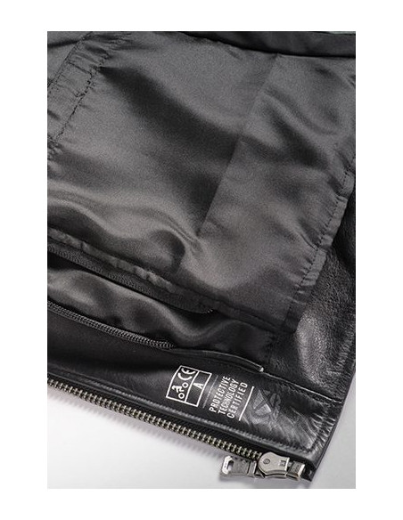 Geaca (jacheta) motociclete femei piele Urban/Heritage Ixon All season model Cranky LS culoare: negru